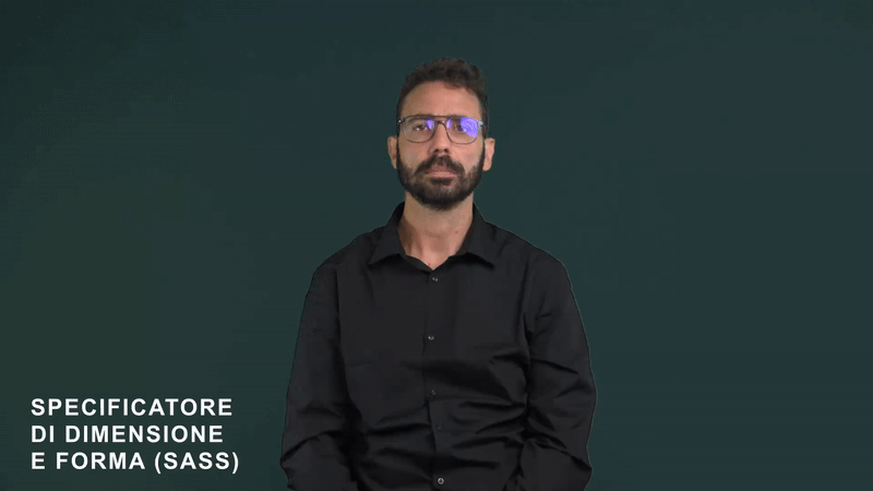 Specificatore di dimensione e forma